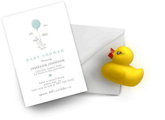 Invitations for Virtual Baby Shower