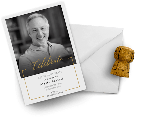 Retirement & Farewell party invitations