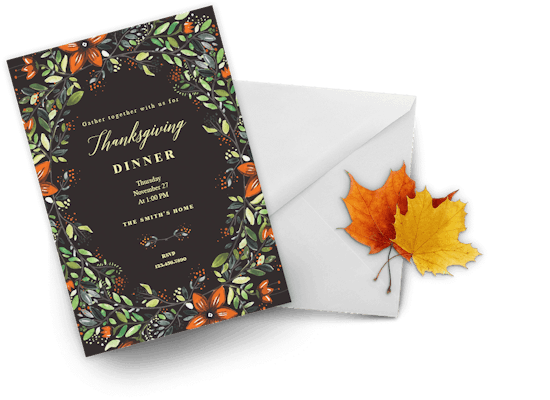 Invitaciones de Acción de Gracias